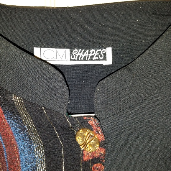 CM Shapes Multicolor 2X 2-Piece Set Skirt Blouse - Picture 2 of 7